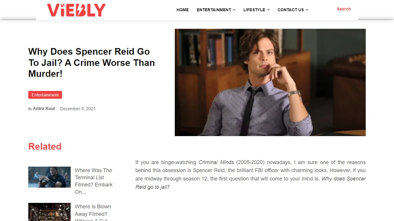 Why Does Spencer Reid Go To Jail? A Crime Worse Than Murder! - Viebly